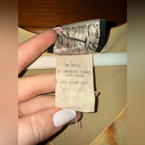 Vintage Tie Dye Inspired Maxi Dress - Picture 4 of 5